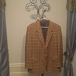Plaid ungaro men's blazer